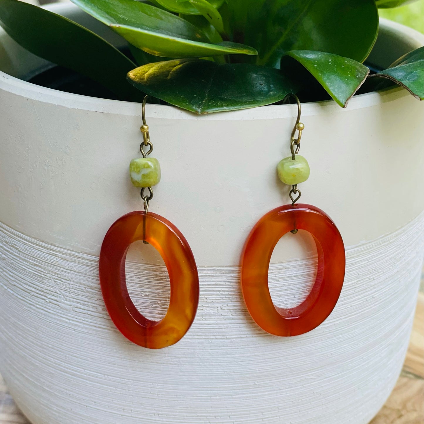 Earrings - Olive - Hedge and Fox