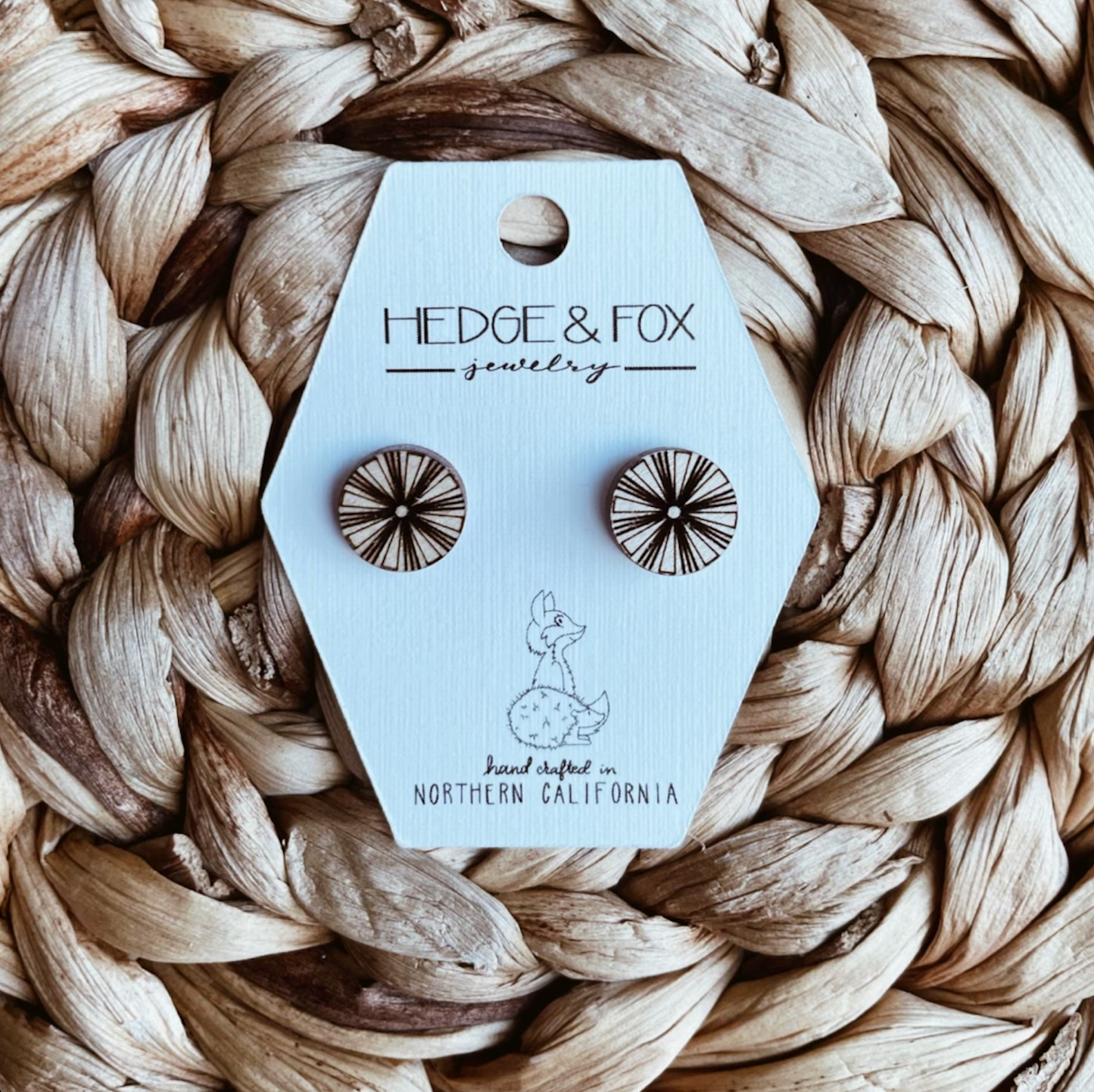 Studs - Pinwheel - Hedge and Fox