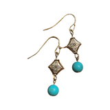Earrings - Makenna Turquoise - Hedge and Fox