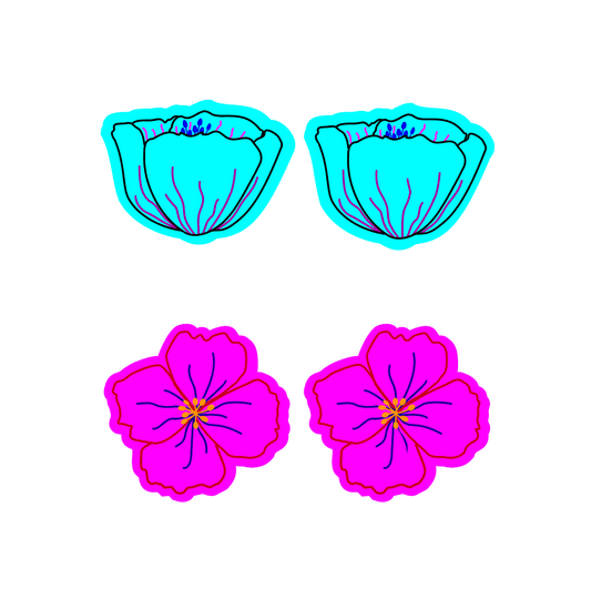 SVG - Poppy Studs SVG - Hedge and Fox