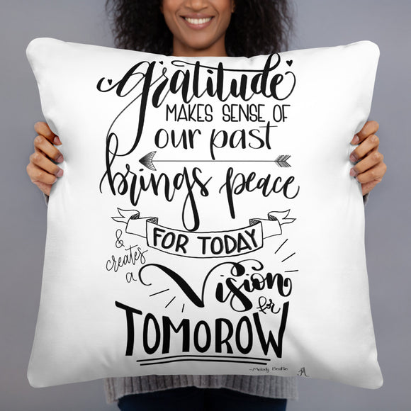  - Gratitude Pillow - Hedge and Fox