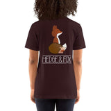 Hedge and Fox Clothes Oxblood Black / S Short-Sleeve Unisex T-Shirt