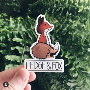 Fan gear - Mini H+F Sticker - Hedge and Fox